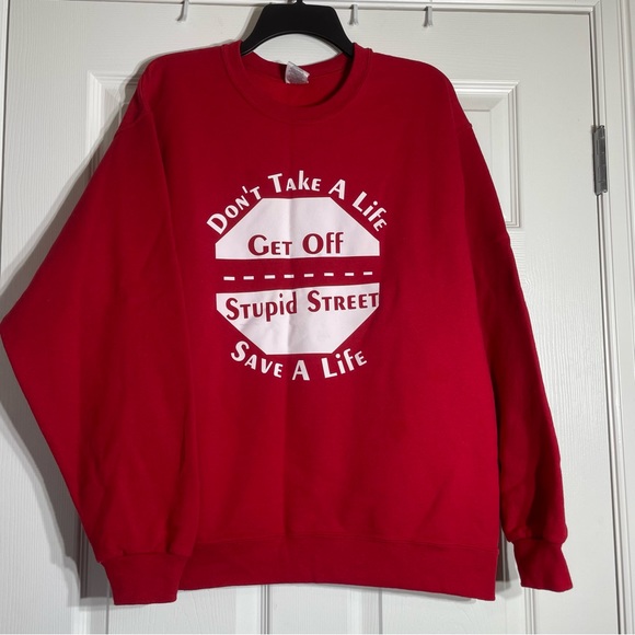 Vintage Shirts Vintage Graphic Sweatshirt Large Poshmark